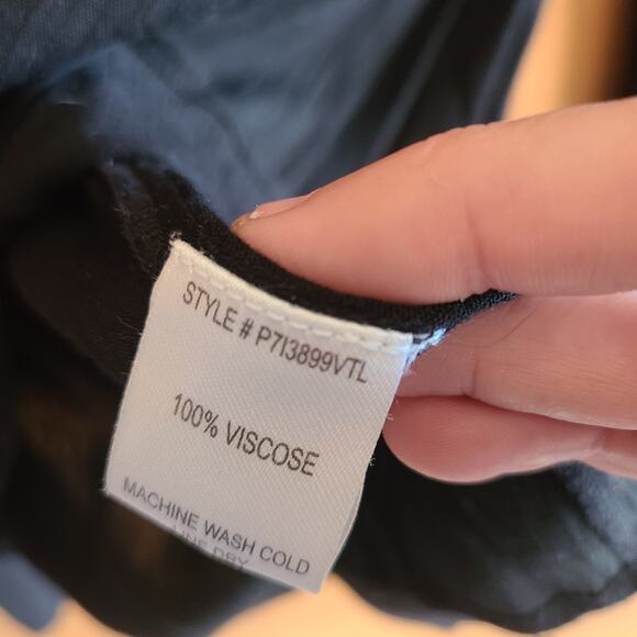 Parker Tahiti Blouse Small Bell Sleeve Keyhole Embroidered Boho Flowy Top Shirt - Picture 6 of 6